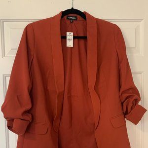 NWT Express Blazer Medium Salmon Pink